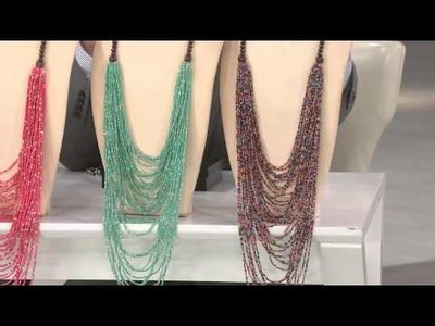 Joan Rivers Layered Seed Bead 28" Necklace with Jill Bauer