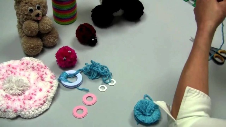Learn how to make Pom-Poms with Red Heart Yarns