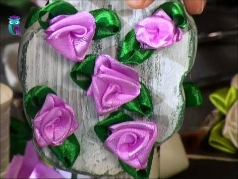 Learn to make roses for a decor of different materials - fabric, ribbons, paper. Diy. Handmade