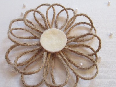 Make a Cute Twine Flower - DIY Crafts - Guidecentral
