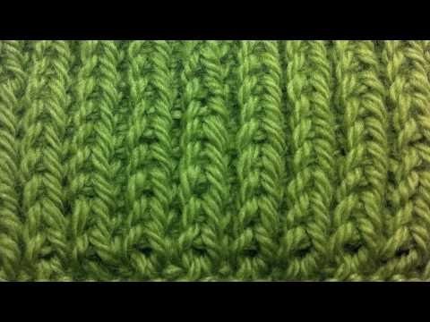 New Stitch A Day: How to Knit Left Handed - The Fisherman's Rib Stitch