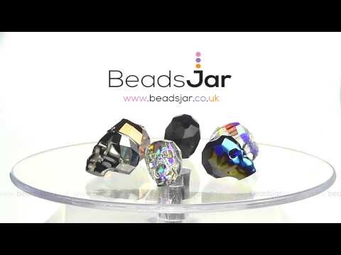New! Swarovski 5750 Crystal Skulls now in stock at Beads Jar.