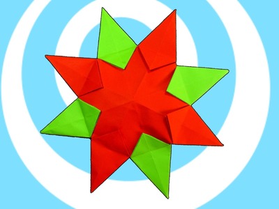 Origami Sunburst Star Instructions