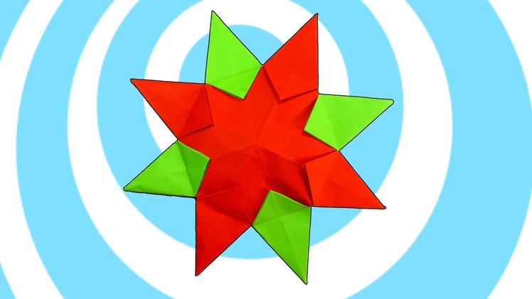 Origami Sunburst Star Instructions