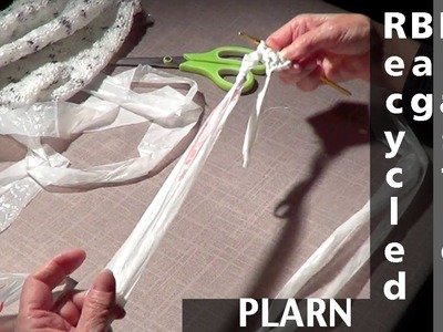 Recycled Plastic Bag Yarn Knitting