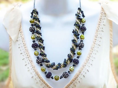 TheHeartBeading: Double Layer Necklace Tutorial