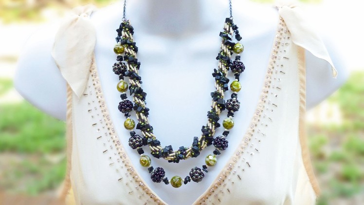 TheHeartBeading: Double Layer Necklace Tutorial