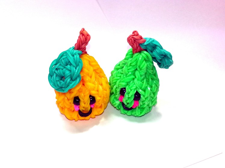 3-D Happy Pear Tutorial by feelinspiffy (Rainbow Loom)