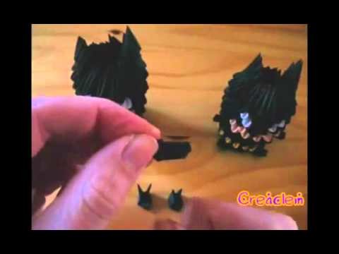 3D origami Batman part 3 of 3