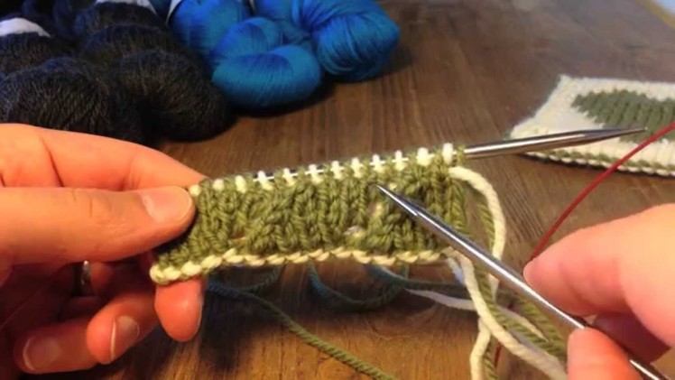 A Sockmatician Tutorial: Unconnected Yarn Overs in Double-Knitting