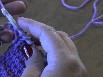 Adding stitches in Tunisian crochet