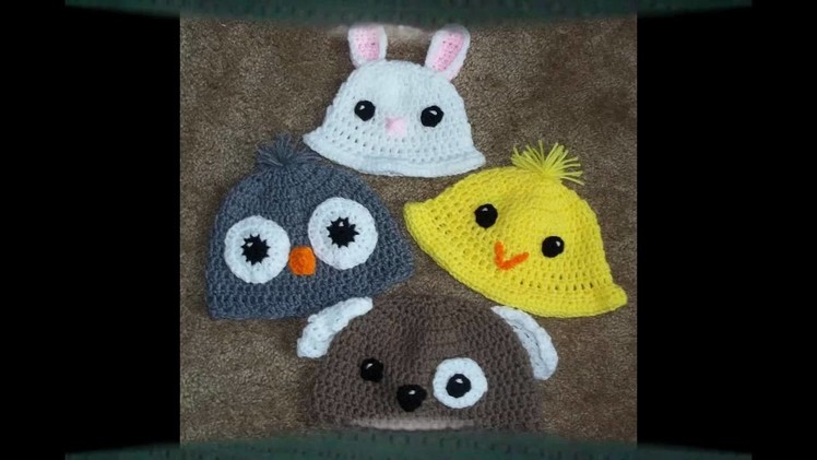 Amigurumi Hats for Spring and Summer (crocheted hats)