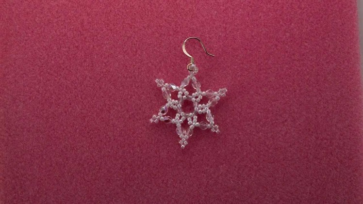 Bead A Snowflake Earring Video, Stop Action