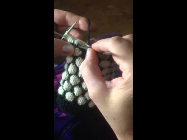 Bubbles in knitting