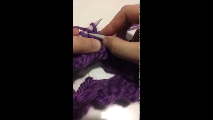 C2B knitting tutorial