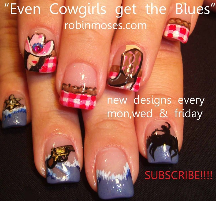 Country and Western Nail Art