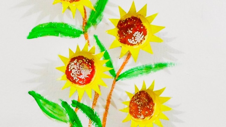 Create Pretty Sunflower Paper Cup Wall Art - DIY Home - Guidecentral