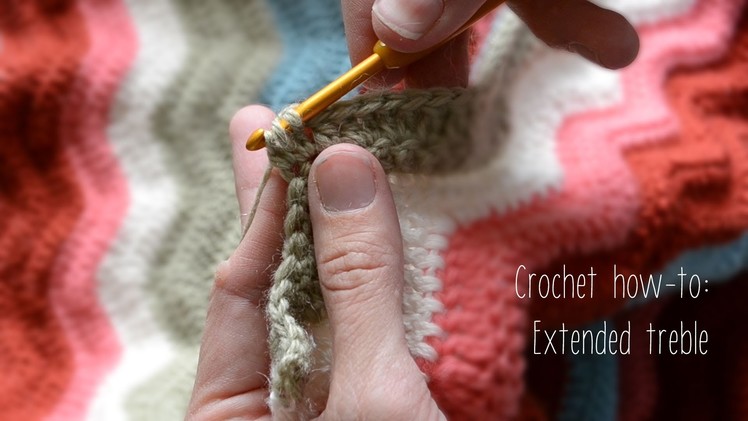 Crochet stitch & decrease how-to