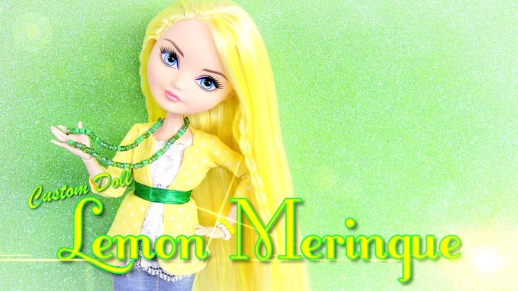 Custom Doll: Strawberry Shortcake Lemon Meringue - Doll Crafts