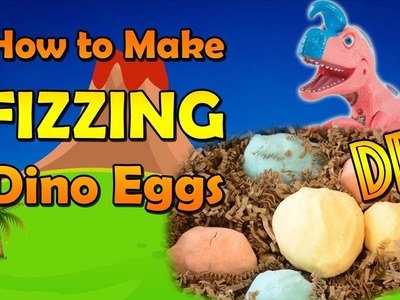DIY Dinosaur Eggs: How to Make FIZZING magic hatching dinosaur surprise eggs