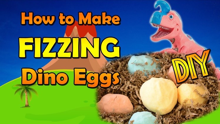 DIY Dinosaur Eggs: How to Make FIZZING magic hatching dinosaur surprise eggs