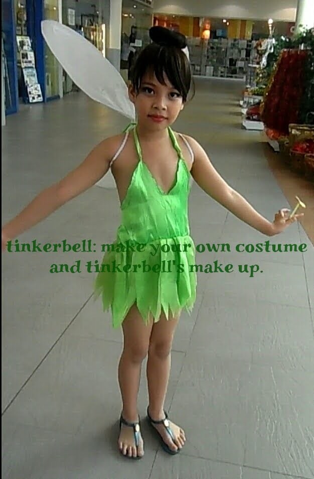 DIY: Do your own Tinkerbell costume and make up