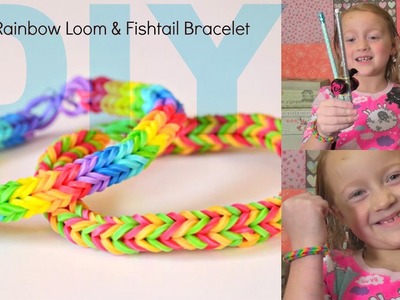 DIY Fishtail Rubberband Bracelet DIY rainbow loom