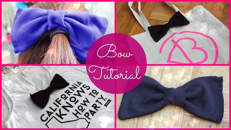DIY: How to Sew a Bow