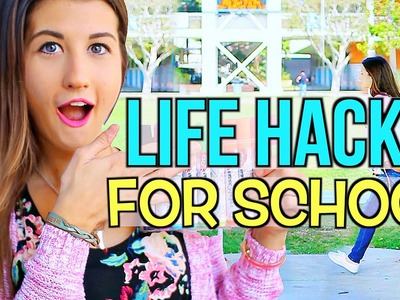 DIY Life Hacks For School!