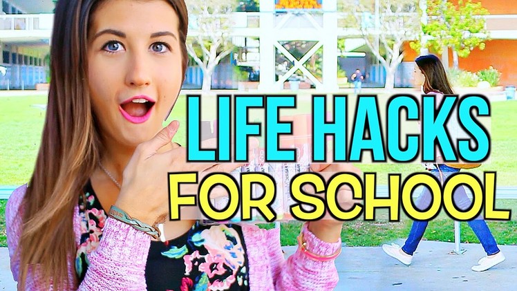 DIY Life Hacks For School!