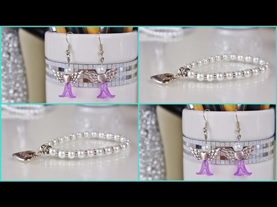 DIY Pearl Bracelet & Angel Earrings + Giveaway (ft. Pandahall )♥