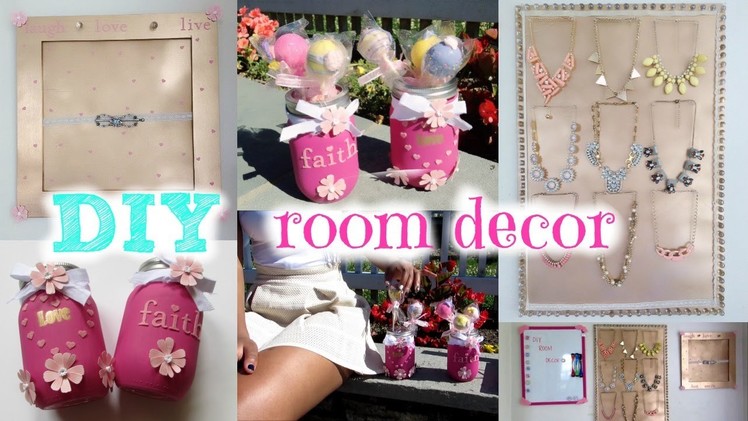 DIY Room Decor for Summer ☼ Cute, Cheap &amp; Easy! + Tips. How to Stay Organized!