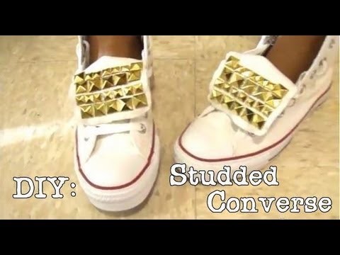 ✄ DIY | Studded Converse
