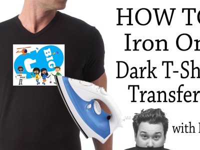 DIY Tutorial: How to apply iron on Dark Tshirt Transfer Paper Avery Epson Etc