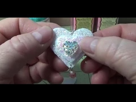 DIY~Valentine's Day Felt Sugar Heart Necklace! Easy & Inexpensive!