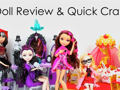 Doll Review: Ever After High: Getting Fairest, Cerise, Blondie | Plus Jane Boolittle  & Quick Craft
