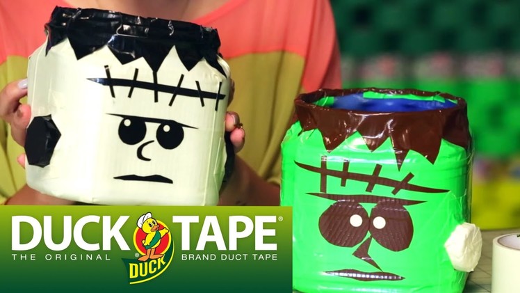 Duck Tape Crafts: How to Make a Halloween Candy Bucket