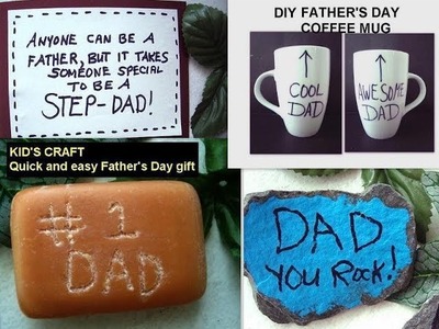 FATHER'S DAY CRAFTS and CARDS, step-dad, and dad
