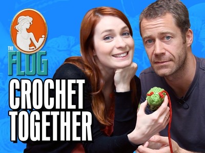 Felicia Day and Colin Ferguson Crochet Together! - The Flog Ep 7