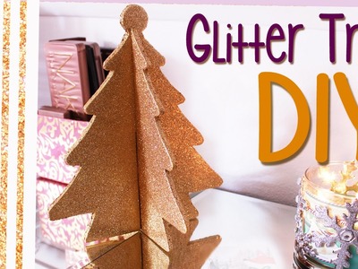 Glitter Christmas Tree DIY ♡ Holiday Home Decor DIY ♡ aLoveTart