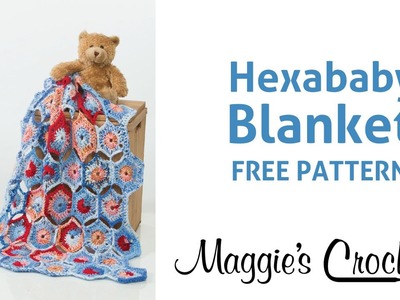 Hexababy Afghan Free Crochet Pattern - Right Handed