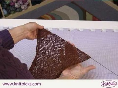 How to Block Lace Using Lace Blocking Wires