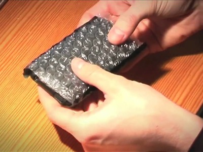 HOW TO. DIY "Bubble Wrap Protection Case" for the iPhone!