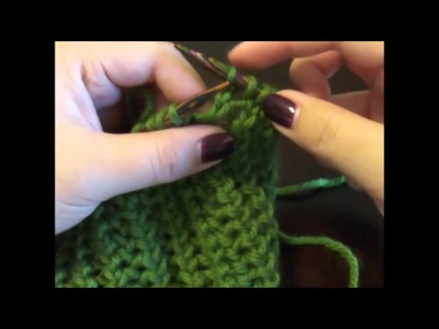 How To Knit Through The Back Loop (K1 tbl, K2 tbl)