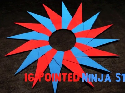 How to Make a 16-Pointed Ninja Star (Shuriken)