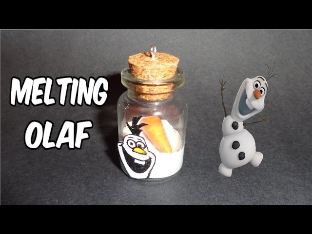 How to Make a Frozen's Melting Olaf Bottle Charm