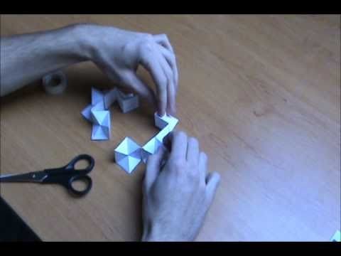 How to make a Papercraft Yoshimoto Cube by FK (detailed version)