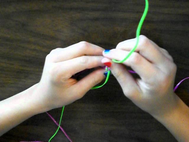 How to Make a Round.Spiral Boondoggle another way! ll The Richmond01