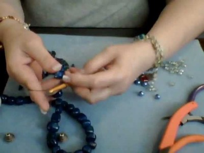 How To Make a Wire Crochet Necklace Part 3