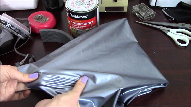 How to make fabric covered foam armor
